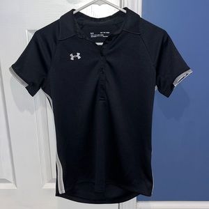 Under Armor collared polo button shirt.